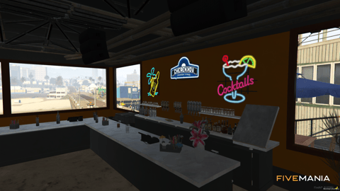 FIVEM Pearls Lounge | Coastal Seafood Restaurant & Lounge MLO | Interior & Exterior | Outdoor Seating | DJ Booth | Add-On | Optimized | Fivem Ready | High Quality — image 8