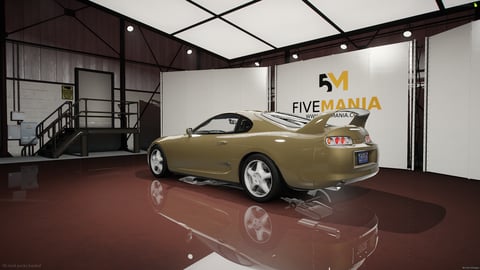 FIVEM A80 | Realistic Sports Car [Unbadged] Add-On | Interior & Exterior | Working Lights | Optimized | Fivem Ready | High Quality — image 8