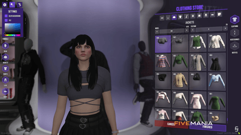 FIVEM Appearance Menu | Advanced Character Customization UI | Ped & Clothing Customization | Tattoo System | Optimized | Fivem Ready | High Quality, image 12