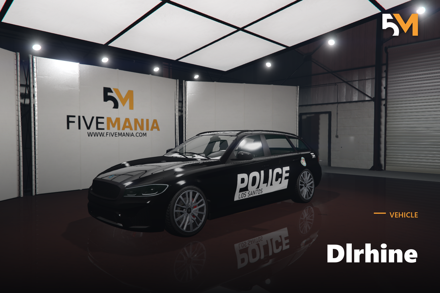FIVEM Dlrhine | Police Wagon [Unbadged] Add-On | Custom Livery | Working Lights | Optimized | Fivem Ready | High Quality