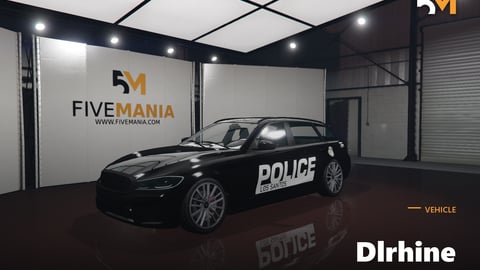 FIVEM Dlrhine | Police Wagon [Unbadged] Add-On | Custom Livery | Working Lights | Optimized | Fivem Ready | High Quality cover