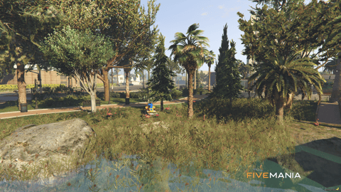 FIVEM Grove Street Lake | Multi-Purpose Waterfront MLO | Gym & Office | Outdoor Lounge | Amphitheater & Beach | Add-On | Optimized | Fivem Ready | High Quality — image 37