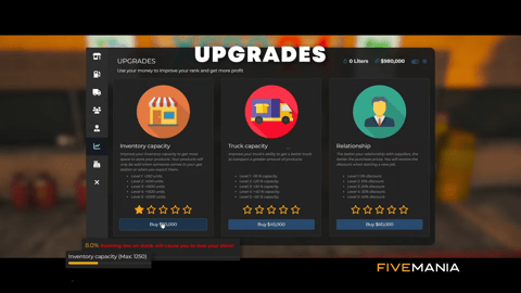 FIVEM Gas Station Ownership | Business Management Script | Ownership & Upgrades | Banking System | Custom UI | Add-On | Optimized | Fivem Ready | High Quality, image 35