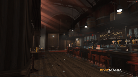 FIVEM The Last Night Bar | Classic Pub MLO | Interior & Exterior | Custom Props | Detailed Bar | Add-On | Optimized | Fivem Ready | High Quality — image 17