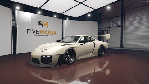 FIVEM Cs25 | Custom Race Car [Unbadged] Add-On | Interior & Exterior | Custom Body Kit | Working Lights | Optimized | Fivem Ready | High Quality, image 3