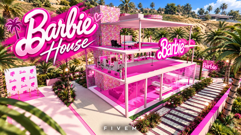 FiveM Barbie House, Luxury Mansion MLO