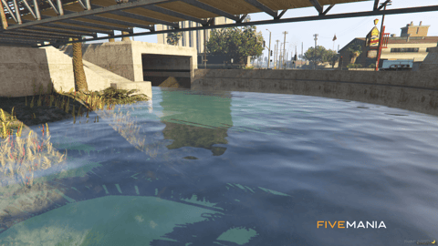 FIVEM Grove Street Lake | Multi-Purpose Waterfront MLO | Gym & Office | Outdoor Lounge | Amphitheater & Beach | Add-On | Optimized | Fivem Ready | High Quality — image 44