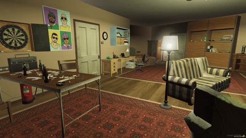FIVEM Davis Gang Hideout | Multi-Level Apartment MLO | Interior & Exterior | Workshop & Armory | Custom Graffiti | Add-On | Optimized | Fivem Ready | High Quality — image 21
