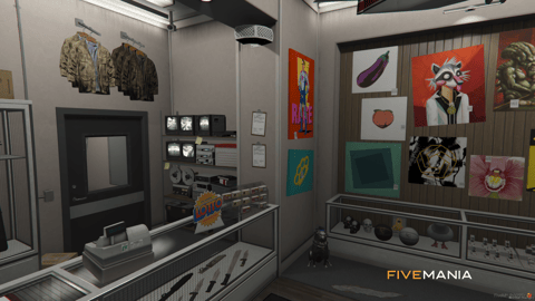 FIVEM Route 68 Pawn Shop | Detailed Business MLO | Interior & Exterior | Custom Props | Add-On | Optimized | Fivem Ready | High Quality — image 7