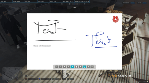 FIVEM Printer | Interactive Document Creation Script | In-Game Printing | Custom Documents | Drag & Drop Placement | Add-On | Optimized | Fivem Ready | High Quality, image 6
