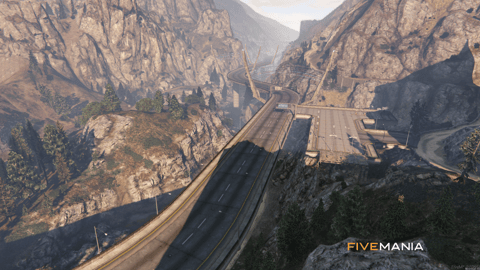 FIVEM Canyon Bridge | Scenic Bridge Map Edit | Custom Lighting | Parking Area | New Roads | Add-On | Optimized | Fivem Ready | High Quality — image 6