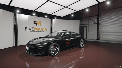 FIVEM Audi e-tron GT | Lore Friendly Taxi Sedan | Custom Liveries | Working Lights | Add-On | Optimized | Fivem Ready | High Quality, image 3