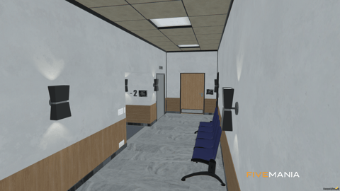 FIVEM Eclipse Police Department | Modern Police Station MLO | Interior & Exterior | Offices | Jail Cells | Briefing Room | Add-On | Optimized | Fivem Ready | High Quality — image 24