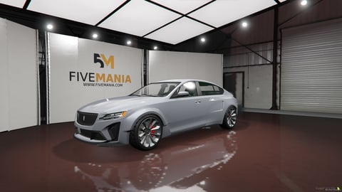 FIVEM Nightclaw1b | Lore Friendly Sports Sedan | Interior & Exterior | Working Lights | Custom Wheels | Add-On | Optimized | Fivem Ready | High Quality cover