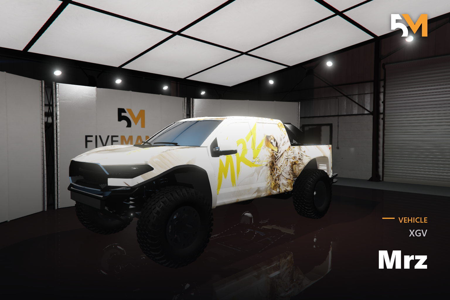FIVEM Xgv Mrz | Off-Road Pickup Truck [Unbadged] Add-On | Custom Livery | High Suspension | Optimized | Fivem Ready | High Quality