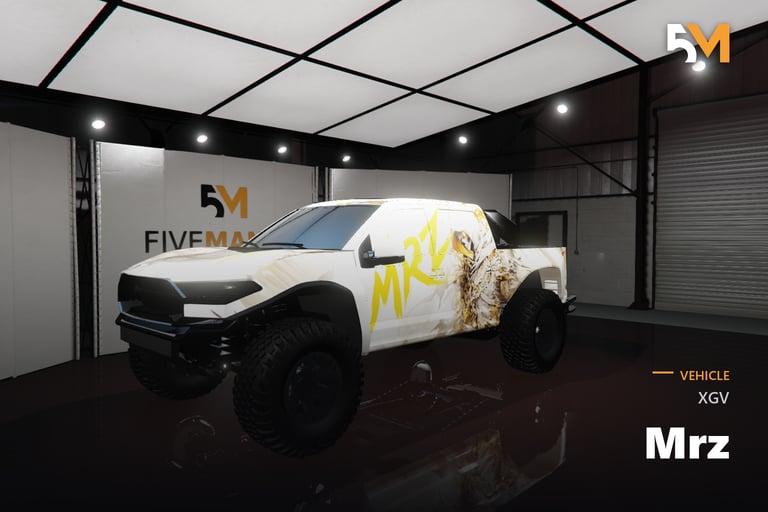 FIVEM Xgv Mrz, Off-Road Pickup Truck [Unbadged] Add-On