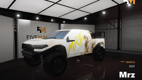 FIVEM Xgv Mrz | Off-Road Pickup Truck [Unbadged] Add-On | Custom Livery | High Suspension | Optimized | Fivem Ready | High Quality cover