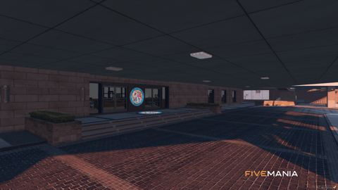 FIVEM Ocean Police Department | Detailed Police Station MLO | Interior & Exterior | Multiple Rooms | Custom Props | Add-On | Optimized | Fivem Ready | High Quality — image 5