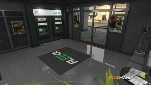 FIVEM Fleeca V2 | Enhanced Bank MLO | Interior & Exterior | Custom Props | Security Vault | Office Space | Add-On | Optimized | Fivem Ready | High Quality — image 4