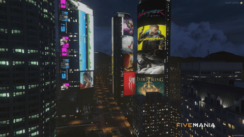 FIVEM Animated Billboard | Dynamic City Enhancement | Animated Screens | Customizable Content | Add-On | Optimized | Fivem Ready | High Quality — image 7
