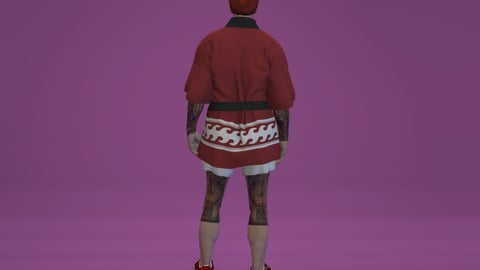 Akira | Male Ped | Multiple Outfits | Optimized & Fivem Ready [Add-On] — image 8