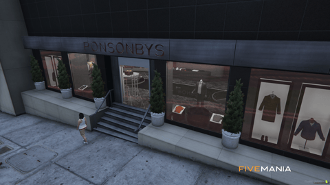 FIVEM Ponsonbys Clothing Store | Luxury Retail MLO | Interior & Exterior | Custom Props | Optimized | Add-On | Fivem Ready | High Quality — image 2