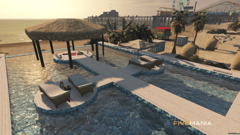 FIVEM Vespucci Beach Club | Luxury Beachfront MLO | Pools & Bars | DJ Booth | Seating Areas | Exterior Map | Add-On | Optimized | Fivem Ready | High Quality — image 18