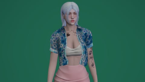 Yuno | Female Ped | Multiple Outfits | Optimized & Fivem Ready [Add-On] — image 5