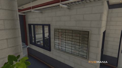FIVEM Downtown Cab Co | Functional Taxi Company MLO | Interior & Exterior | Reception Area | Office Space | Garage | Add-On | Optimized | Fivem Ready | High Quality — image 11