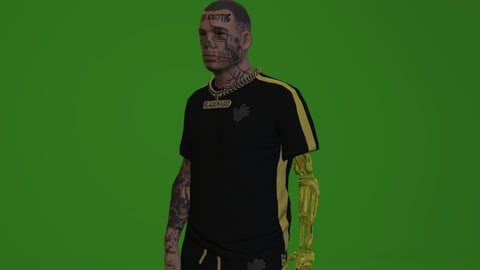 Rocky | Male Ped | Multiple Outfits | Optimized & Fivem Ready [Add-On] — image 4