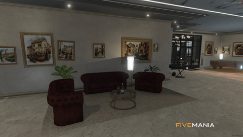FIVEM V Hotel | Luxury Hotel MLO | Interior & Exterior | Multiple Rooms | Conference Room | Pool Table | Add-On | Optimized | Fivem Ready | High Quality — image 20
