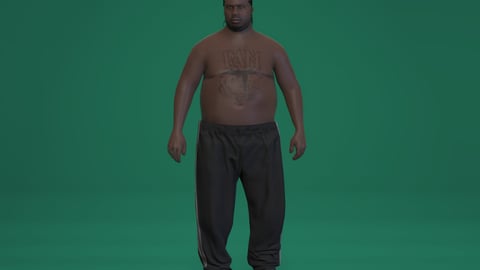 Fatdee | Male Ped | Multiple Outfits | Optimized & Fivem Ready [Add-On] — image 6