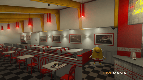 FIVEM Grapeseed Package | Multi-Location MLO Bundle | Police Station | Fast Food Diner | Rustic Office | Interior & Exterior | Add-On | Optimized | Fivem Ready | High Quality — image 43