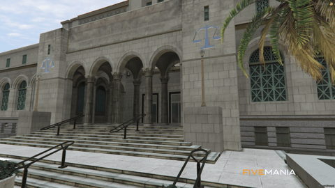 FIVEM Down Town Courthouse | Grand Legal MLO | Interior & Exterior | Offices & Waiting Areas | Add-On | Optimized | Fivem Ready | High Quality — image 3