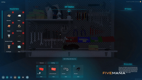 FIVEM Crafting Bench | Advanced Crafting System | Weapon Customization | Resource Management | DIY Station | Add-On | Optimized | Fivem Ready | High Quality, image 10