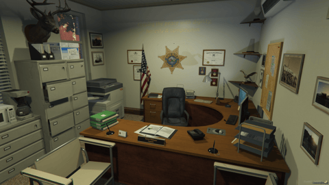 FIVEM Paleto Sheriff Department V2 | Realistic Sheriff Department MLO | Interior & Exterior | Offices | Jail Cells | Locker Room | Add-On | Optimized | Fivem Ready | High Quality — image 19