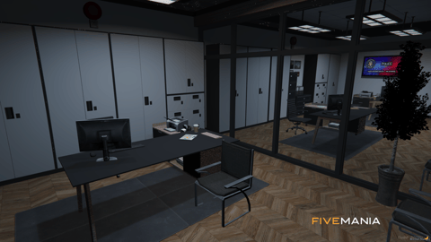 FIVEM Mission Row Police Department V2 | Enhanced Police Station MLO | Interior & Exterior | Modern Design | Detailed Offices | Garage | Add-On | Optimized | Fivem Ready | High Quality — image 30