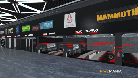 FIVEM Stop Car Mechanic | Full-Service Garage MLO | Interior & Exterior | Tuning & Detailing | Rooftop Parking | Add-On | Optimized | Fivem Ready | High Quality — image 14