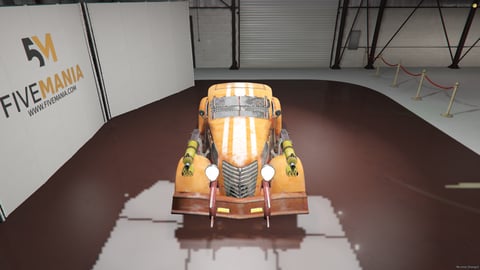 FIVEM Tmcrazy | Custom Post-Apocalyptic Hot Rod Add-On | Custom Parts | Rusty Textures | Working Lights | Optimized | Fivem Ready | High Quality, image 5
