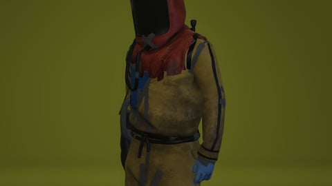 Caleb | FiveM Male Ped | Hazmat Worker | Multiple Outfits | Optimized & Fivem Ready [Add-On] cover