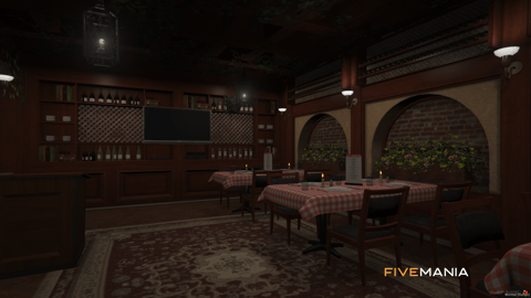 FIVEM Aldente Restaurant | Cozy Italian Dining MLO | Interior & Exterior | Add-On | Optimized | Fivem Ready | High Quality — image 13