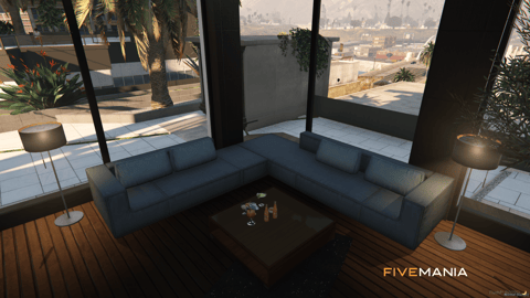 FIVEM Custom Cafe | Modern Cafe & Rooftop Lounge MLO | Interior & Exterior | Bar Area | Outdoor Seating | Add-On | Optimized | Fivem Ready | High Quality — image 16
