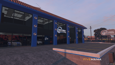 FIVEM West Coast Garage | Full-Service Garage MLO | Interior & Exterior | Multiple Repair Bays | Office & Lounge | Add-On | Optimized | Fivem Ready | High Quality — image 3