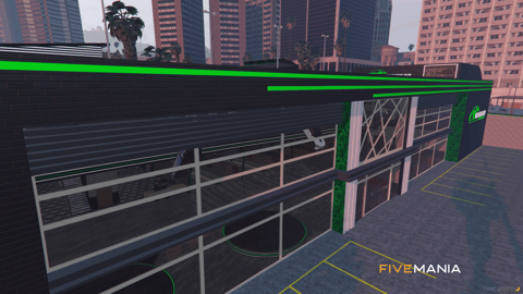 FIVEM Underground Mechanic | Modern Multi-Level Garage MLO | Interior & Exterior | Custom Props | Rooftop Helipads | Vehicle Lifts | Add-On | Optimized | Fivem Ready | High Quality — image 3