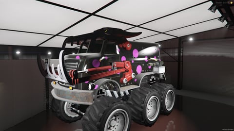 FIVEM Tmdarktooth | Armored Monster Truck [Unbadged] Add-On | Custom Livery | Heavy Duty | Weaponized | Optimized | Fivem Ready | High Quality, image 3