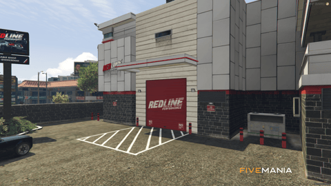FIVEM Redline Tuner Shop | Custom Mechanic MLO | Interior & Exterior | Tuning Bays | Add-On | Optimized | Fivem Ready | High Quality — image 2