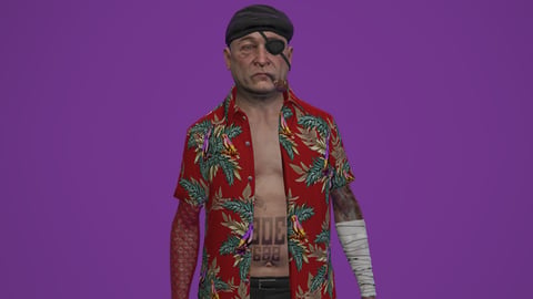 Kebun | Male Ped | Multiple Outfits | Optimized & Fivem Ready [Add-On] — image 5