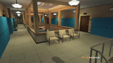 FIVEM Sandy University | Immersive University MLO | Interior & Exterior | Classrooms | Lockers | Lobby | Add-On | Optimized | Fivem Ready | High Quality — image 34