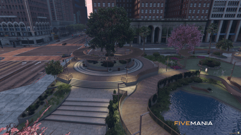 FIVEM Legion V4 | Multi-Purpose City Square MLO | Wedding Venue | Outdoor Amphitheater | Landscaping | Add-On | Optimized | Fivem Ready | High Quality — image 6