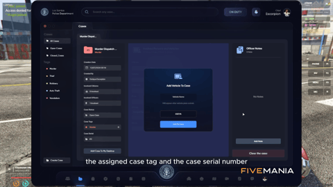 FIVEM Police MDT and Dispatch System | Comprehensive Law Enforcement Tool | Live Map, Dispatch Calls, Citizen & Case Management, Department Overview | Add-On | Optimized | Fivem Ready | High Quality, image 32